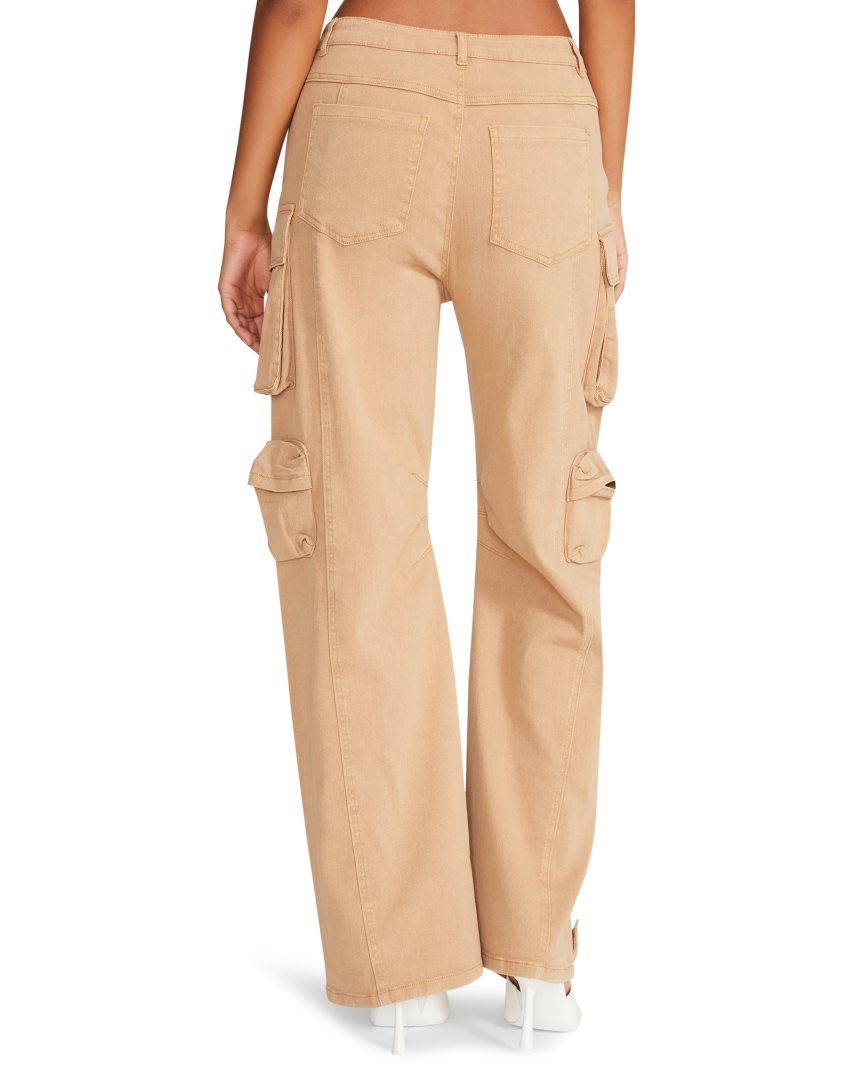 Khaki Steve Madden Brody Women's Pants | PH 4816CLT